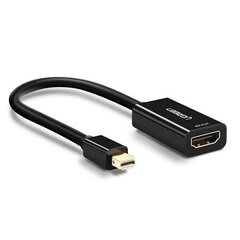 Ugreen MD112 DisplayPort HDMIsovitin 4K musta hinta ja tiedot | Adapterit | hobbyhall.fi