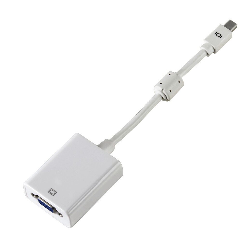 Hama Mini DisplayPort VGA, valkoinen hinta ja tiedot | Kaapelit ja adapterit | hobbyhall.fi