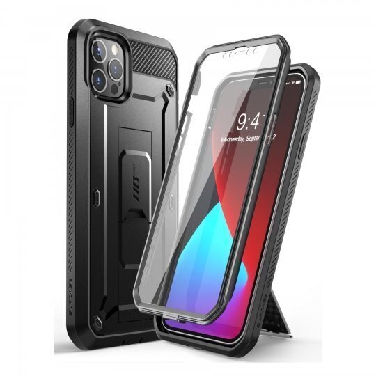 Supcase Unicorn Beetle Pro Apple iPhone 12 / 12 Pro:lle, musta hinta ja tiedot | Puhelimen kuoret ja kotelot | hobbyhall.fi