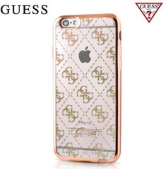 Suojakuori GUESS Ultra Thin Back Case Apple iPhone 5/5S/SE, vaaleanpunainen/kulta hinta ja tiedot | Puhelimen kuoret ja kotelot | hobbyhall.fi