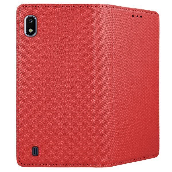 Mocco Smart Magnet Book Case For Apple iPhone 12 Pro Max Red hinta ja tiedot | Puhelimen kuoret ja kotelot | hobbyhall.fi