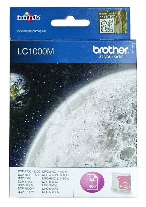 Brother LC1000M hinta ja tiedot | Mustekasetit | hobbyhall.fi