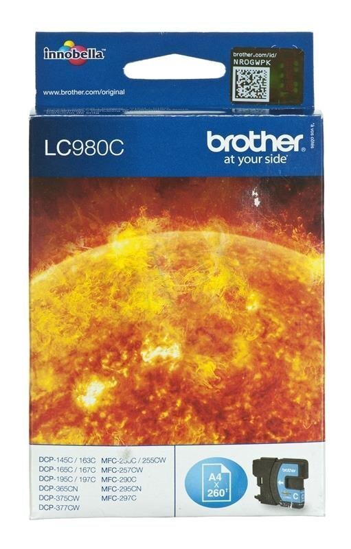 BROTHER LC980C ink cyan hinta ja tiedot | Laserkasetit | hobbyhall.fi