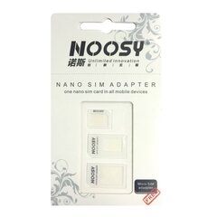 SIM-kortin sovittimet + Noosy neula, musta hinta ja tiedot | Noosy Puhelimet, älylaitteet ja kamerat | hobbyhall.fi