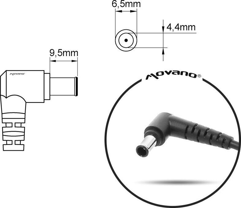 Mitsu 19.5V, 3.9A hinta ja tiedot | Kannettavien tietokoneiden laturit | hobbyhall.fi