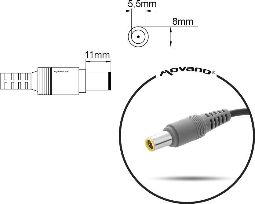 Mitsu ZM/LEN20325 hinta ja tiedot | Kannettavien tietokoneiden laturit | hobbyhall.fi