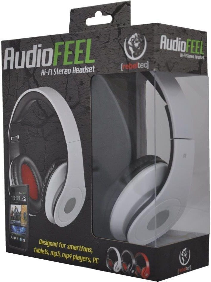 Rebeltec Audiofeel White hinta ja tiedot | Kuulokkeet | hobbyhall.fi