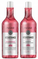 Hiuksia kosteuttavat tuotteet sarja INOAR Resistance Flor de Lotus Duo Kit: shampoo 250 ml + balsami 250 ml hinta ja tiedot | Shampoot | hobbyhall.fi