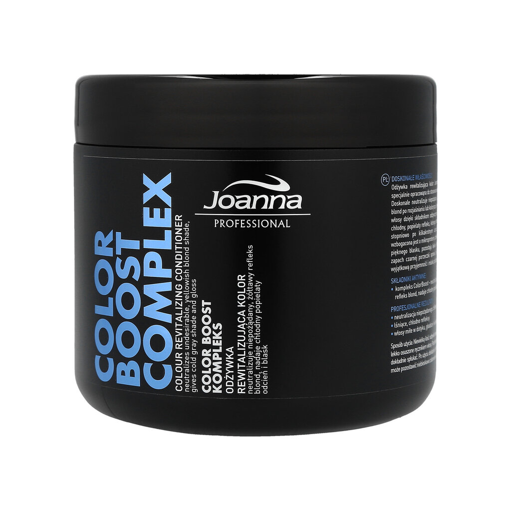 Joanna Professional Color Revitalizing Boost - Virkistävä hiustenhoitoaine vaaleille hiuksille, 500 g. hinta ja tiedot | Hoitoaineet | hobbyhall.fi