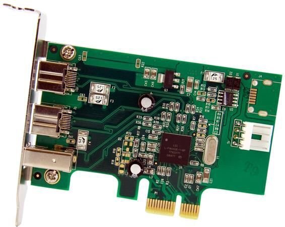 StarTech FireWire / PCIe (PEX1394B3LP) hinta ja tiedot | Ohjain- ja laajennuskortit | hobbyhall.fi