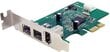 StarTech FireWire / PCIe (PEX1394B3LP) hinta ja tiedot | Ohjain- ja laajennuskortit | hobbyhall.fi