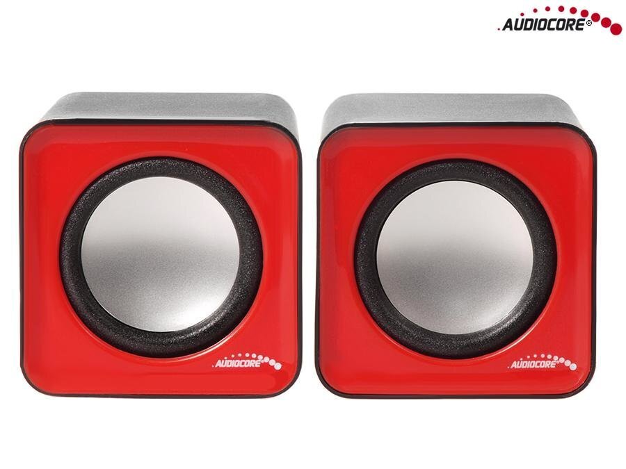 Audiocore AC870R, punainen hinta ja tiedot | Kaiuttimet | hobbyhall.fi