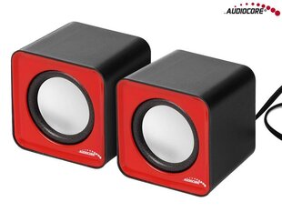Audiocore AC870R, punainen hinta ja tiedot | Audiocore Tietokoneet ja pelaaminen | hobbyhall.fi