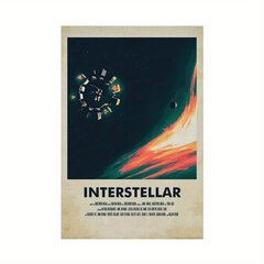 Interstellar Tieteiselokuva Kangasjuliste - Klassinen Elokuva &amp; Tv Taide Tuloste Moderniin Sisustukseen, Kehyksetön Seinätaide Makuuhuoneeseen hinta ja tiedot | Ilmapallot | hobbyhall.fi