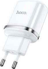 Laturi Hoco N4 with 2 USB (2.4A) valkoinen hinta ja tiedot | Puhelimen laturit | hobbyhall.fi
