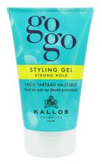 Vahvan pitoisuuden hiusgeeli Kallos GOGO Styling Gel Strong Hold 125ml hinta ja tiedot | Kampaamotuotteet | hobbyhall.fi