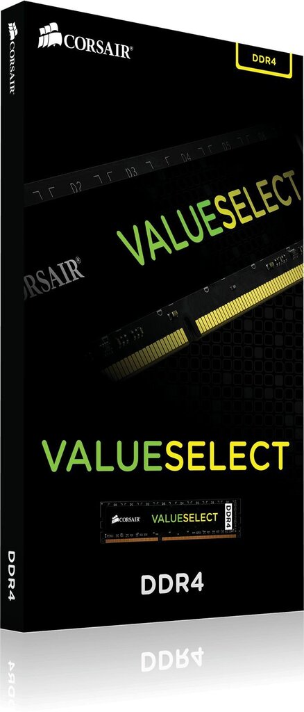 Corsair Value Select DDR4, 4GB, 2666MHz, CL18 (CMV4GX4M1A2666C18) hinta ja tiedot | Muisti (RAM) | hobbyhall.fi