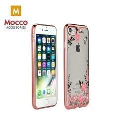 Mocco Electro Diamond Silicone Case for Xiaomi Pocophone F1 Rose - Transparent hinta ja tiedot | Puhelimen kuoret ja kotelot | hobbyhall.fi