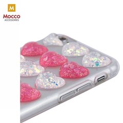 Mocco Trendy Heart Silicone Back Case for Apple iPhone 6 Plus / 6S Plus Red hinta ja tiedot | Puhelimen kuoret ja kotelot | hobbyhall.fi