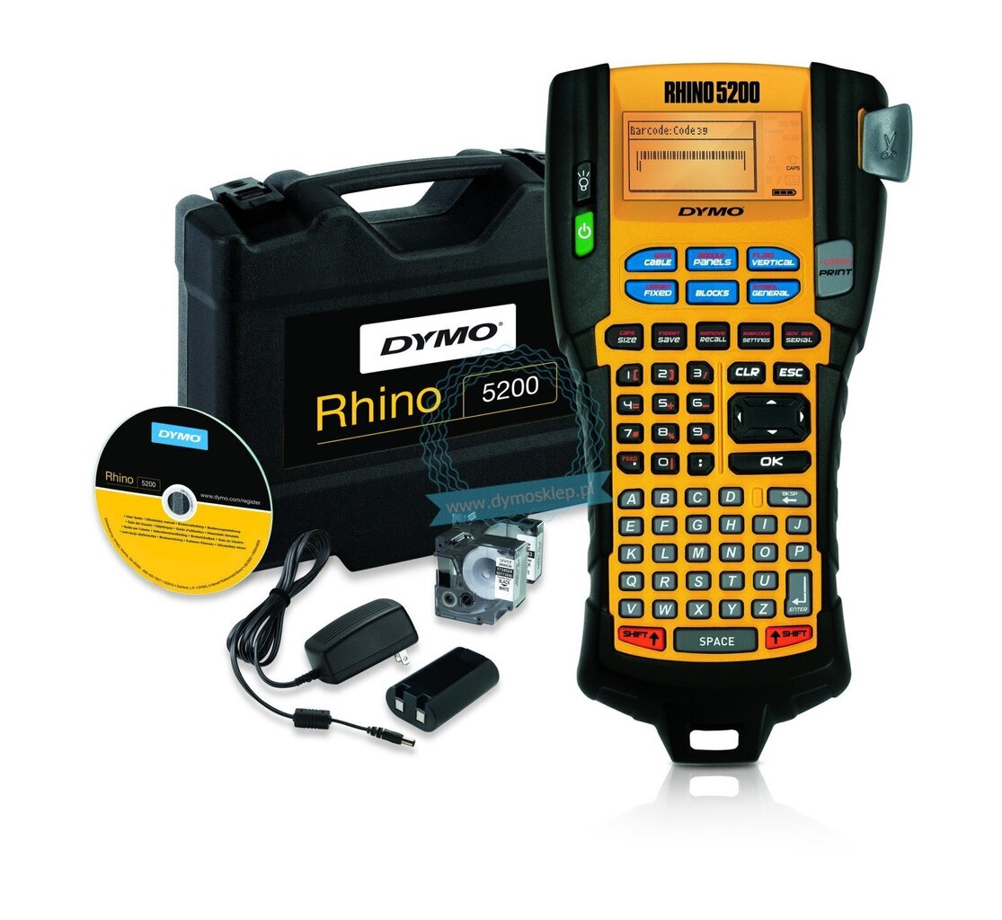 Dymo Rhino 5200 Kit hinta ja tiedot | Tulostimet | hobbyhall.fi