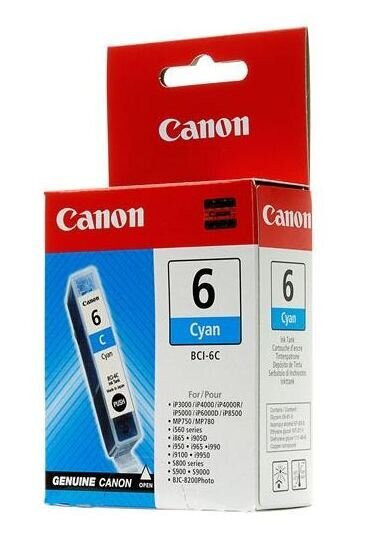 CANON BCI-6C, sininen hinta ja tiedot | Mustekasetit | hobbyhall.fi