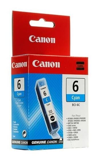 CANON BCI-6C, sininen hinta ja tiedot | Mustekasetit | hobbyhall.fi