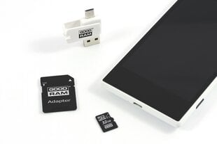 Goodram All In One 32GB Class 10/UHS 1 + Adapter + USB Reader hinta ja tiedot | Goodram Kovalevyt ja muistitikut | hobbyhall.fi