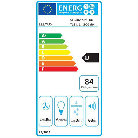 Eleyus Storm 960 60 WH LED hinta ja tiedot | Liesituulettimet | hobbyhall.fi