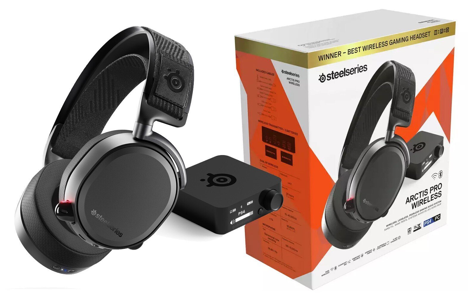 SteelSeries, Arctis Pro Wireless, Musta hinta ja tiedot | Kuulokkeet | hobbyhall.fi