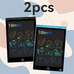 XZBB 2kpl LCD Kirjoitus Tabletti Värittävä Piirustusalusta Taikapiirtotaulu hinta ja tiedot | Piirustustaulut | hobbyhall.fi