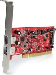 StarTech PCIUSB3S22 hinta ja tiedot | Adapterit | hobbyhall.fi