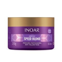 Keltaista sävyä vähentävä hiusnaamio INOAR Speed Blond Mask 250 g hinta ja tiedot | Naamiot, öljyt ja seerumit | hobbyhall.fi