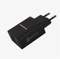 Swissten Premium Travel Charger 2x USB QC3.0 23W Black hinta ja tiedot | Puhelimen laturit | hobbyhall.fi