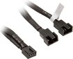 Akasa AK-0022, 4-pin, PWM, 0.1m hinta ja tiedot | Kaapelit ja adapterit | hobbyhall.fi