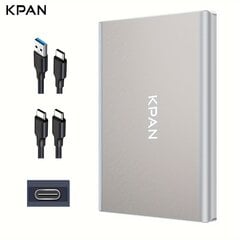 KPAN USB 3.0 Ulkoinen Kovalevyasema 2TB Tallennuslaite 750Gb. hinta ja tiedot | Muistitikut | hobbyhall.fi