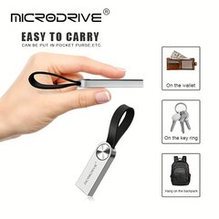 MiCRODRIVE Kestävä Metalli USB Muistitikku - Nopea ja Luotettava Tiedontallennus hinta ja tiedot | Muistitikut | hobbyhall.fi