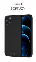 Swissten Soft Joy Silicone Case for Apple iPhone 11 Pro Max Black hinta ja tiedot | Puhelimen kuoret ja kotelot | hobbyhall.fi