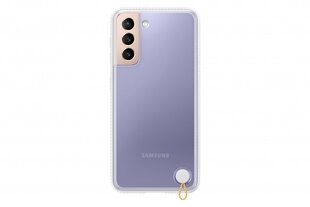 Samsung Galaxy S21 suojakuori Samsung Clear, valkoinen hinta ja tiedot | Puhelimen kuoret ja kotelot | hobbyhall.fi