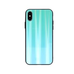 Mocco Aurora Glass Back Case for Apple iPhone 7 / 8 / SE 2020 Blue hinta ja tiedot | Puhelimen kuoret ja kotelot | hobbyhall.fi