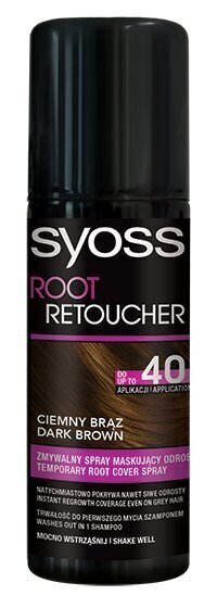 Syoss Root Retoucher Tummanruskea 120ml hinta ja tiedot | Hiusvärit | hobbyhall.fi