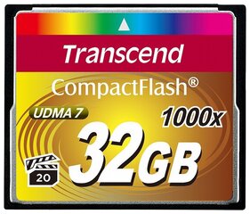 Transcend 32GB CF hinta ja tiedot | Kameran muistikortit | hobbyhall.fi