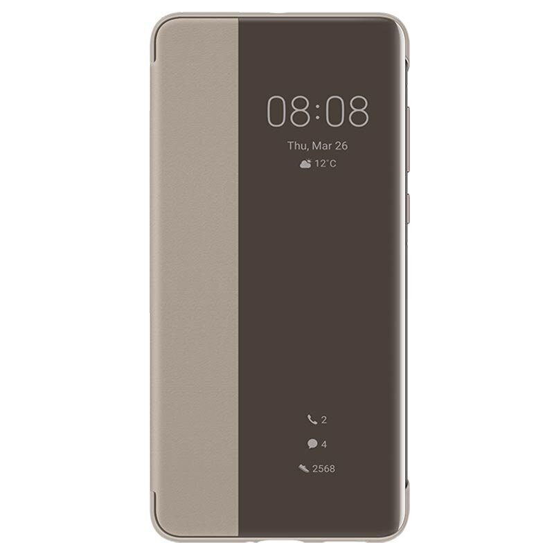 Huawei P40 suojakotelo Smart View, ruskea hinta ja tiedot | Puhelimen kuoret ja kotelot | hobbyhall.fi