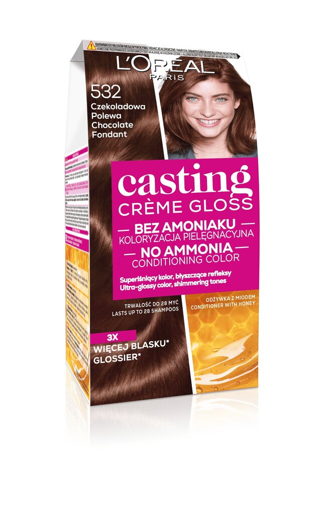 Casting Crème Gloss Light Color -kevytväri 532 hinta ja tiedot | Hiusvärit | hobbyhall.fi