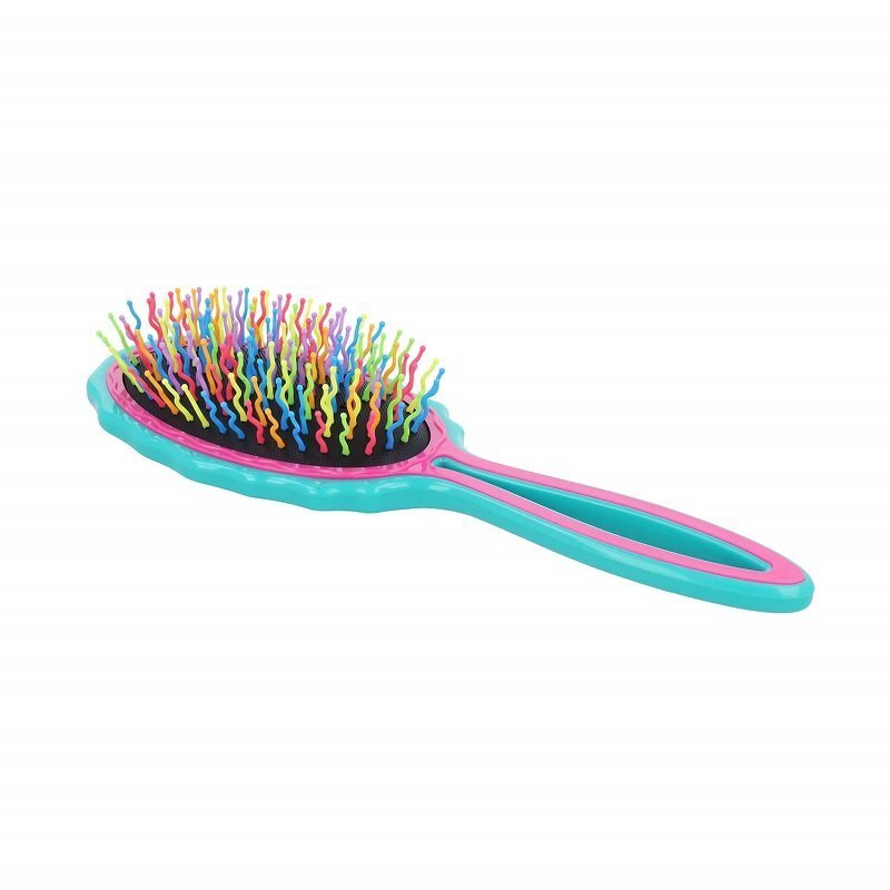 Twish Big Handy Hair Brush hiusharja , Turquoise-Pink hinta ja tiedot | Hiusharjat, kammat ja sakset | hobbyhall.fi