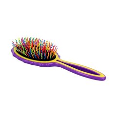 Twish Big Handy Hair Brush hiusharja , Violet-Yellow hinta ja tiedot | Hiusharjat, kammat ja sakset | hobbyhall.fi