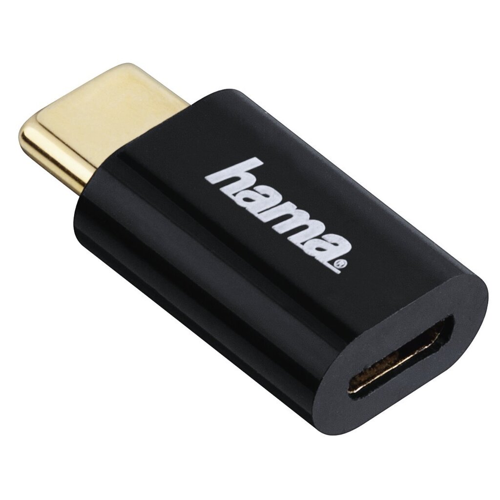 Adapteri Hama, Micro USB/ USB C hinta ja tiedot | Adapterit | hobbyhall.fi