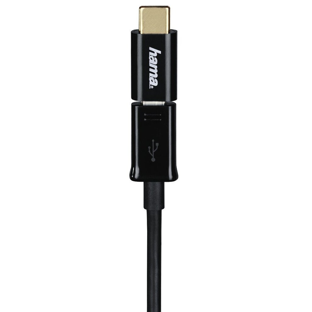 Adapteri Hama, Micro USB/ USB C hinta ja tiedot | Adapterit | hobbyhall.fi