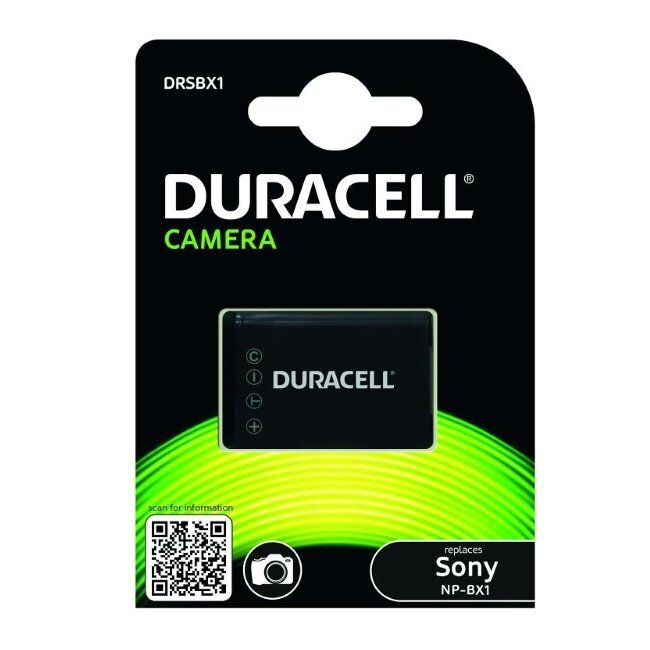 Akku Duracell, analoginen Sony NP-BX1, 950 mAh hinta ja tiedot | Kameran akut | hobbyhall.fi