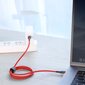 Latauskaapeli Baseus Cafule CATKLF-GG1 USB-C ->USB-C, 60 W / PD 3.0 / 100 cm, musta hinta ja tiedot | Puhelinkaapelit | hobbyhall.fi