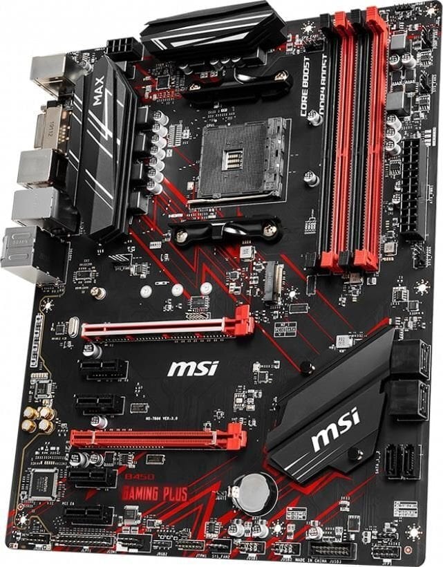 MSI B450 GAMING PLUS MAX hinta ja tiedot | Emolevyt | hobbyhall.fi